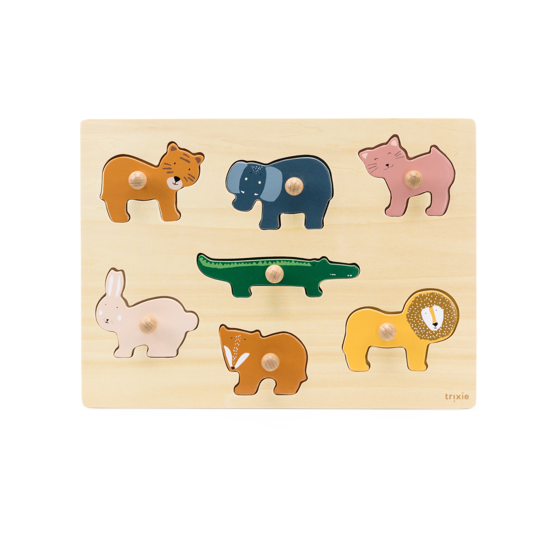 Wooden animal puzzle - 7pcs